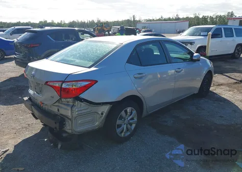 2016 Toyota Corolla Le from USA, damaged, VIN 5YFBURHE2GP477658
